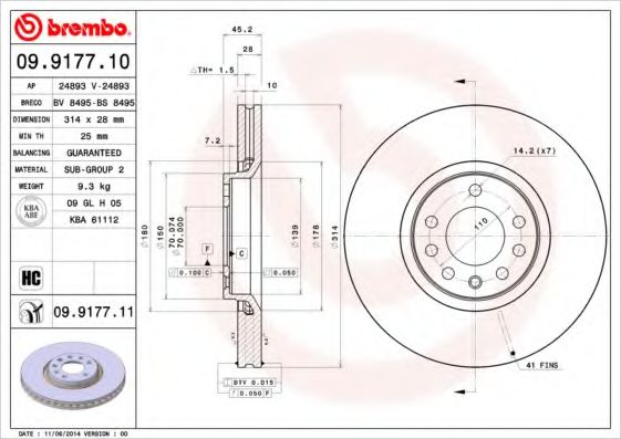 BREMBO 09.9177.10