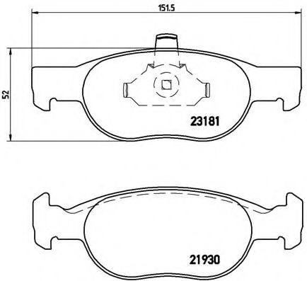 BREMBO P 23 125