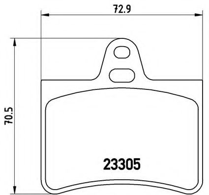 BREMBO P 61 073