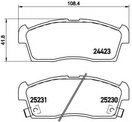 BREMBO P 61 108