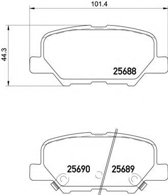 BREMBO P 61 111