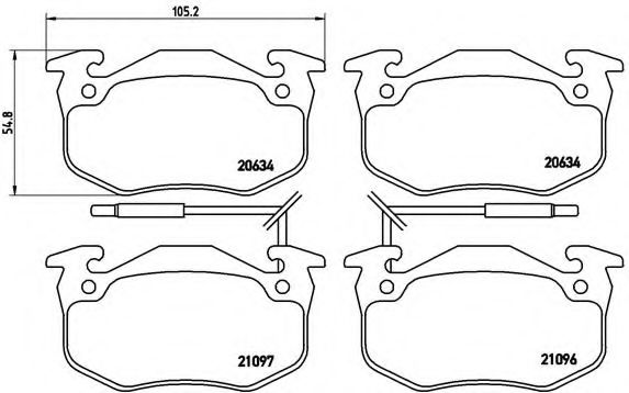 BREMBO P 68 015