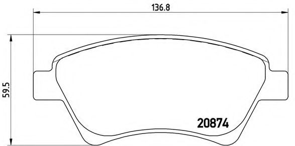 BREMBO P 68 034