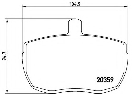 BREMBO P A6 001