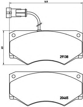 BREMBO P A6 016