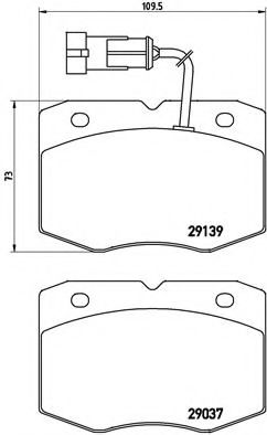 BREMBO P A6 019