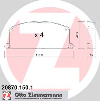 ZIMMERMANN 20870.150.1