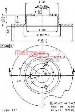 METZGER 14079 V