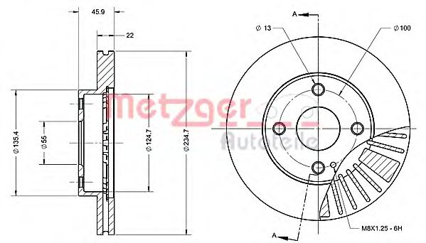 METZGER 6110348