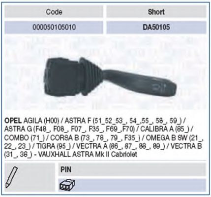 MAGNETI MARELLI 000050105010