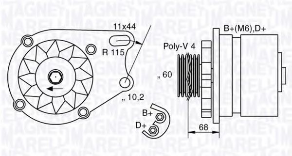 MAGNETI MARELLI 063321747010