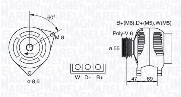 MAGNETI MARELLI 063341345010